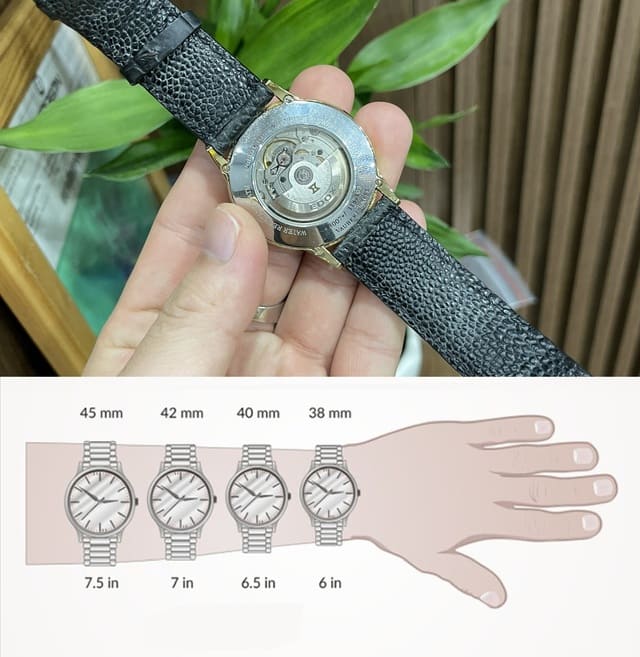 Cách đo size dây đồng hồ Edox – 18mm, 20mm, 22mm