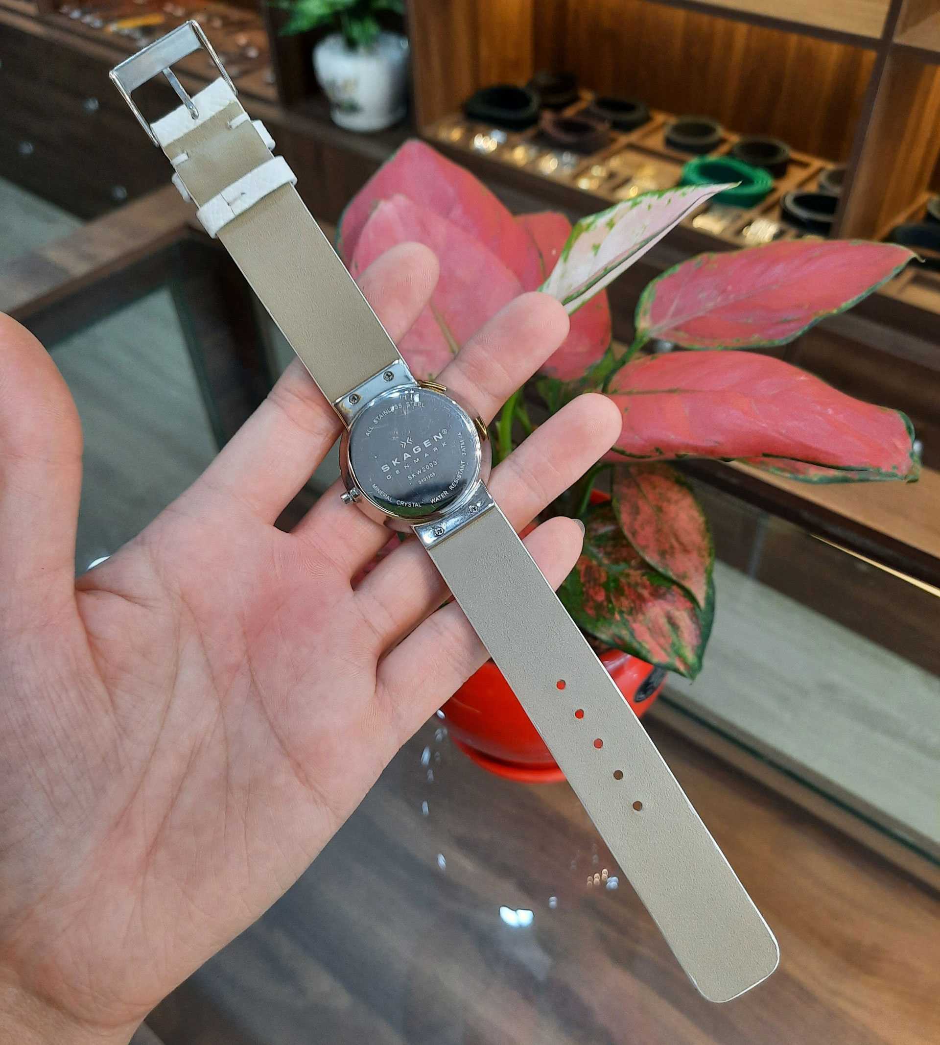 Thay dây đồng hồ Skagen chuẩn form ban đầu tại cửa hàng Alowatch