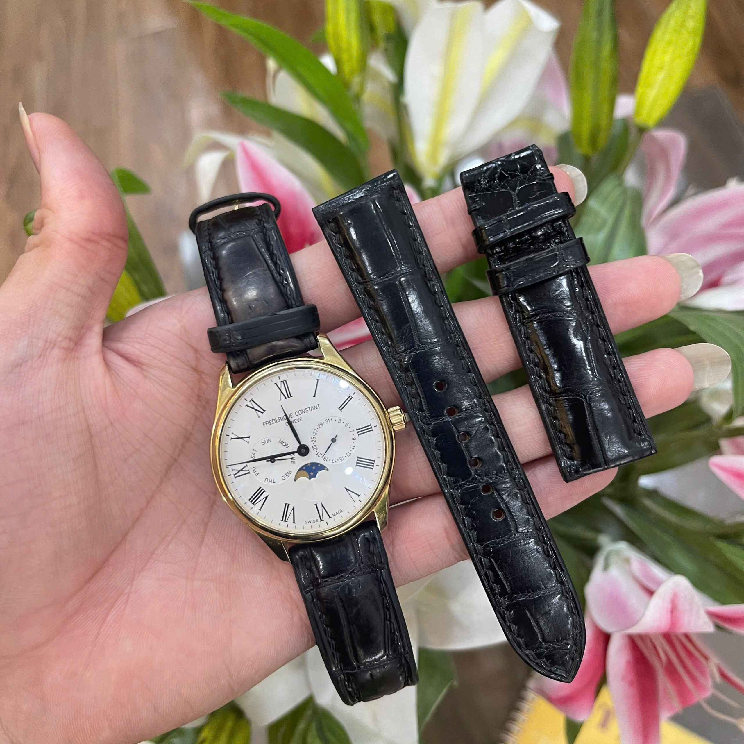 Thay dây đồng hồ Frederique Constant chính hãng tại Alowatch