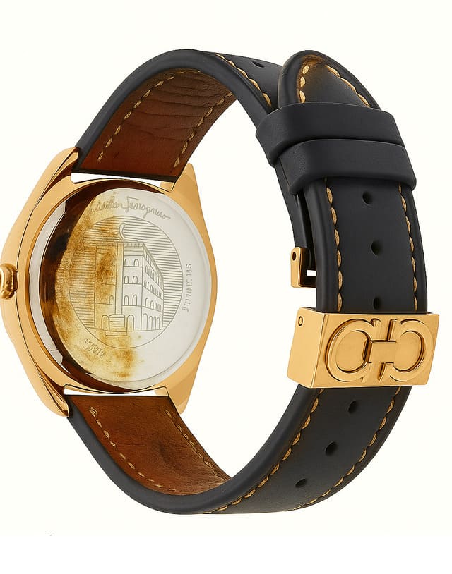 Dây da Ferragamo không còn ôm tay và có mùi do thấm mồ hôi