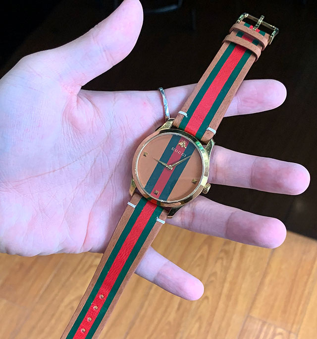 Dây đồng hồ Gucci chính hãng