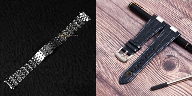 So sánh dây thay cho Tissot PRX, Le Locle, T1853 theo chất liệu dây
