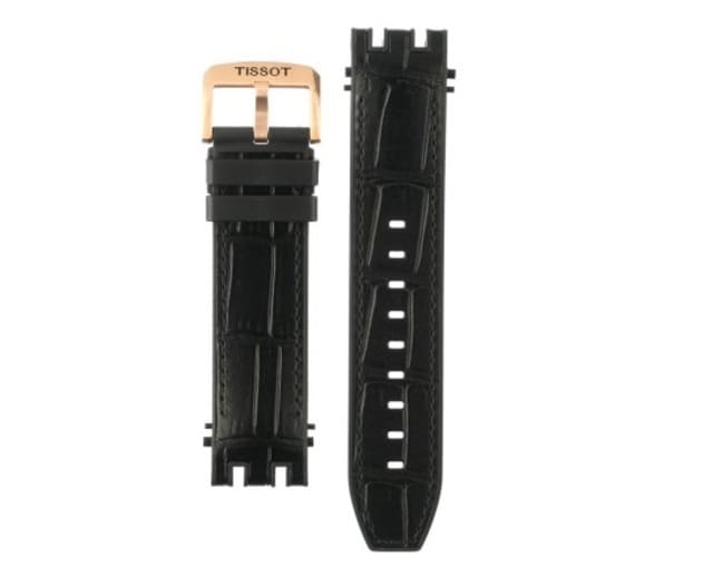 Chi tiết dây đeo Tissot T-Race đường chỉ, đầu khóa