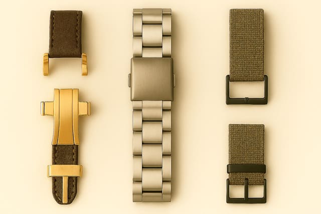  So sánh các loại khoá dây phổ biến cho đồng hồ Orient: bướm – gập – tháo nhanh