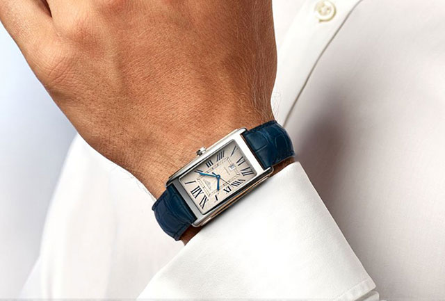 Dây đồng hồ Longines Dolcevita từ da cá sâu