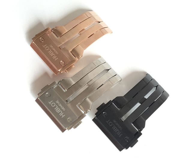 Khoá gập là kiểu khóa được sử dụng trên nhiều mẫu đồng hồ Hublot