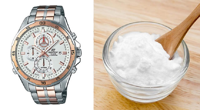 Dùng baking soda để đánh bóng dây