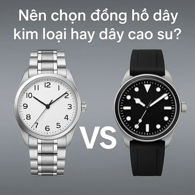 Việc lựa chọn giữa dây cao su và dây kim loại tùy thuộc vào mục đích sử dụng