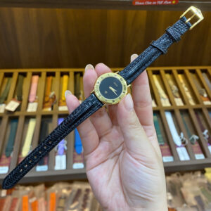 Dây Đồng Hồ Gucci Nữ Màu Đen Da Kỳ Đà - Sang Trọng & Tinh Tế