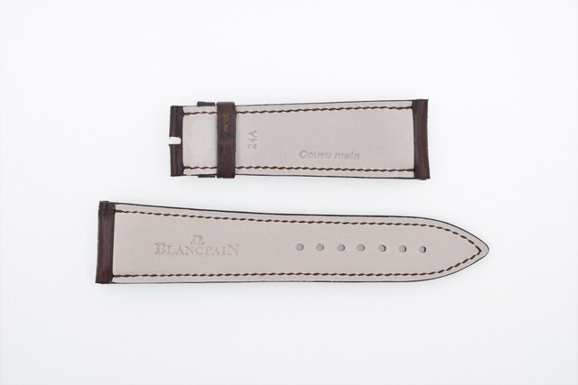 Dây Blancpain chính hãng may và dập tên thương hiệu rõ nét