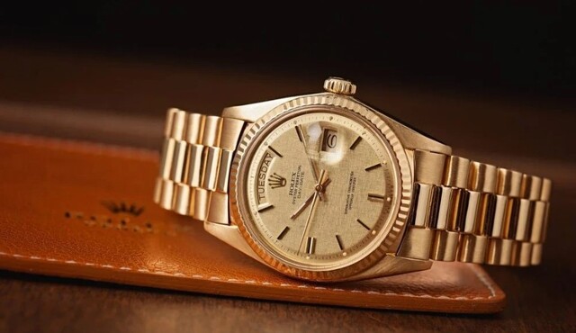 Dây đồng hồ Rolex vàng khối President sang trọng