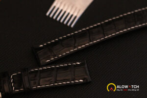 Dây da cá sấu Omega Constellation cao cấp – phong cách cổ điển sang trọng