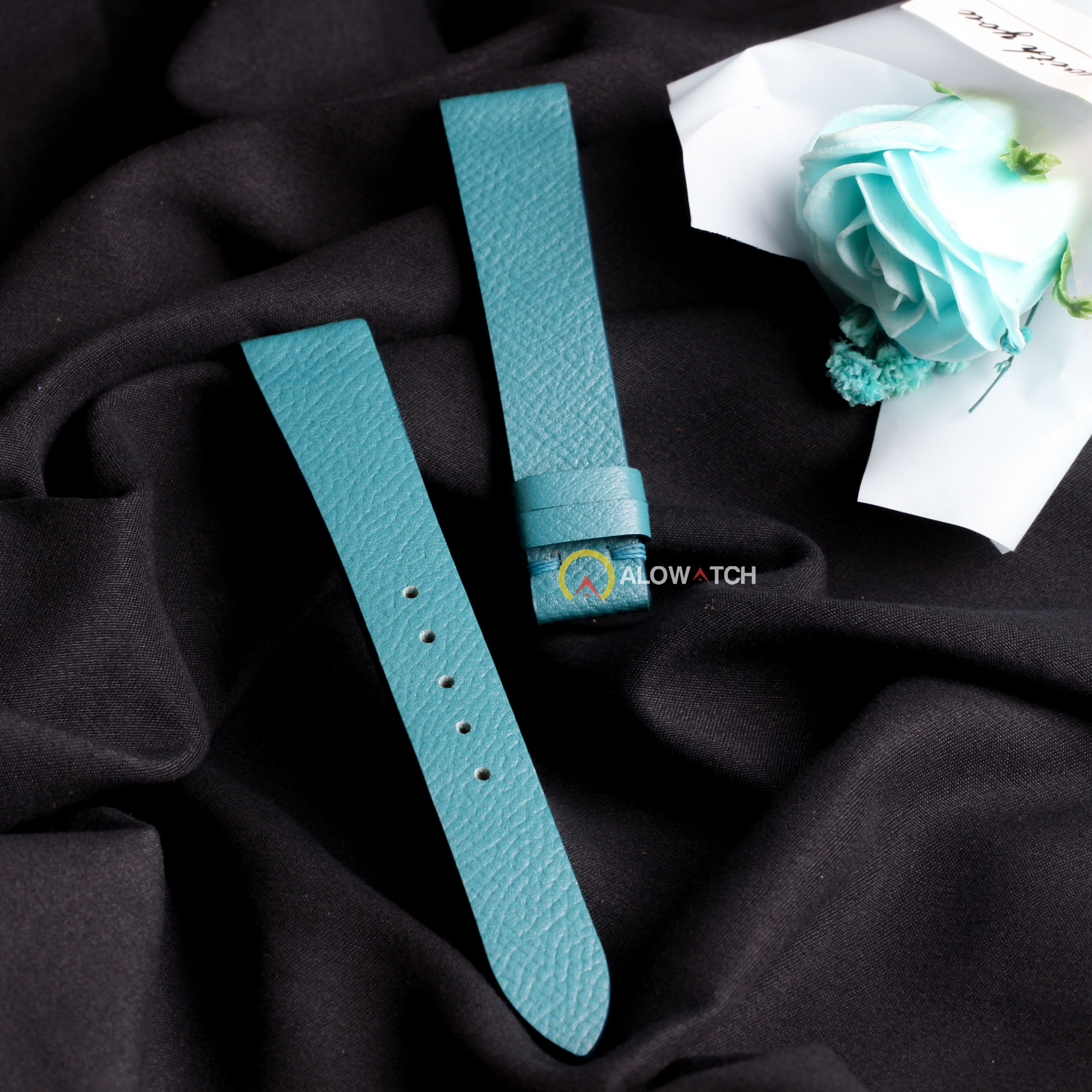 Dây da bò xanh pastel mềm mại nhẹ nhàng