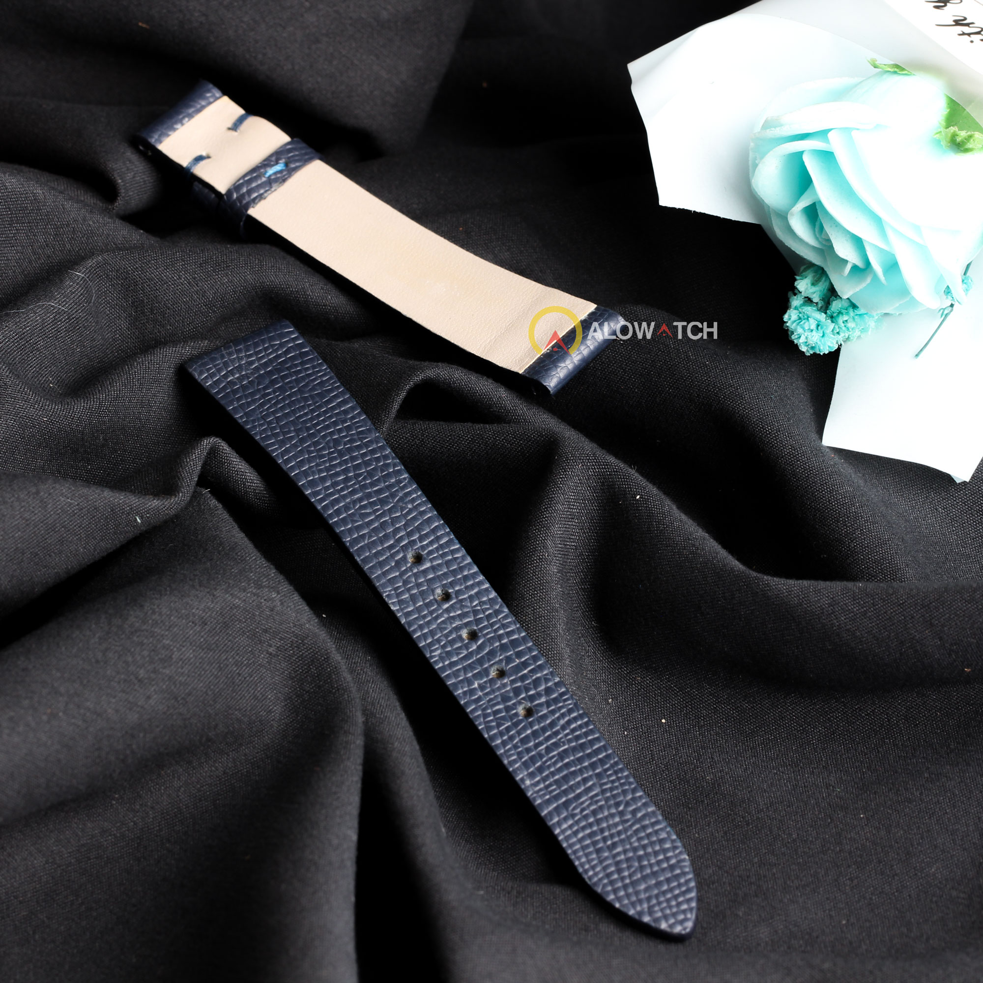 Dây da bò xanh navy thanh lịch hiện đại