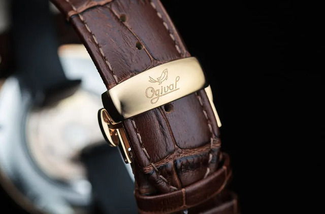 Dây da đồng hồ Ogival phù hợp môi trường công sở