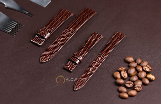 Dây đồng hồ Maserati da kỳ đà cá tính và phá cách.