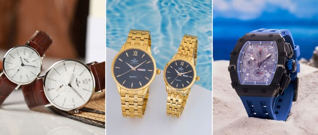 Độ bền của dây đồng hồ SRWatch làm từ da, kim loại và cao su.