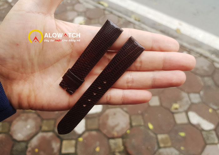 Dây da kỳ đà nâu cổ điển đậm chất sang trọng