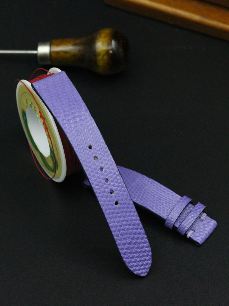 Dây da kỳ đà tím ánh mận sang trọng khác biệt