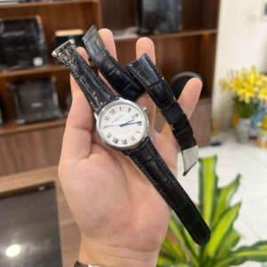 Dây Da Cá Sấu Raymond Weil Maestro 2837-STC-00308 Màu Đen