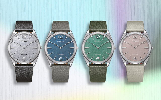 Bộ dây đồng hồ Citizen Eco-Drive thiết kế mỏng, thanh lịch.