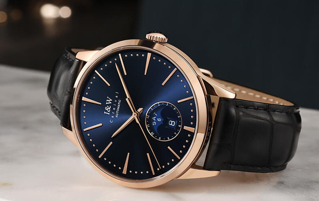 Dây da bò đồng hồ Carnival mền mại ,ôm tay, phong cách thanh lịch.