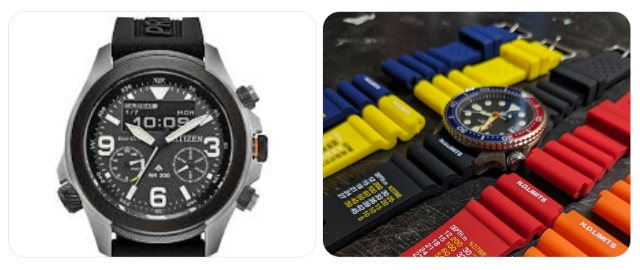 Dây cao su đồng hồ Citizen chống nước, chống mồ hôi tuyệt đối.