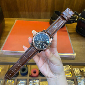 Dây Đồng Hồ Nam Gucci G-Chrono Da cá sấu màu nâu