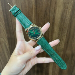 Dây đồng hồ Michael Kors Channing MK2356 nữ – Da kì đà màu xanh lá