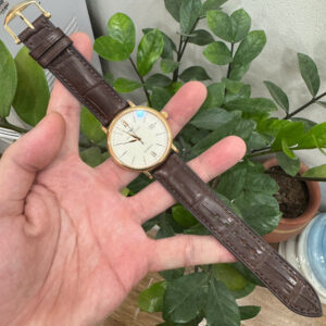 Dây đồng hồ IWC Portofino IW356504 Dây Da Cá Sấu Màu Nâu