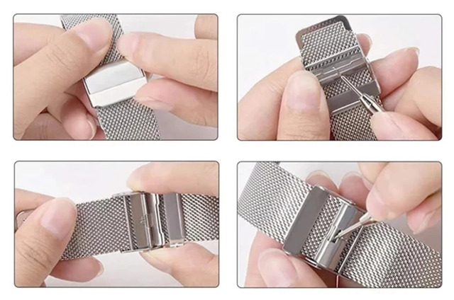 4 bước chỉnh dây đồng hồ dây lưới dễ thực hiện.