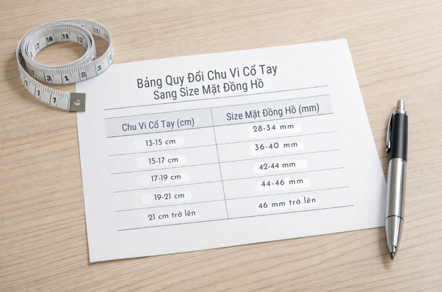 Tra theo nhóm chu vi để chốt khoảng mm trước khi chọn mẫu.