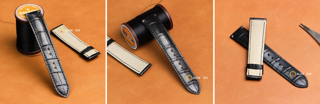 Dây đồng hồ Richard Mille handmade tại Alowatch bảo hành từ 6–12 tháng.