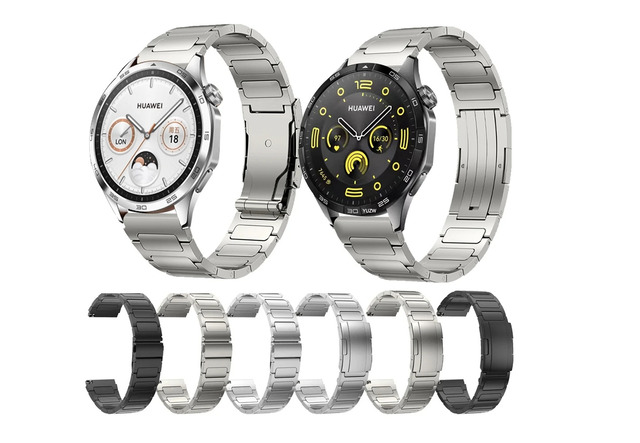 Dây kim loại đồng hồ Huawei bền bỉ và sang trọng.