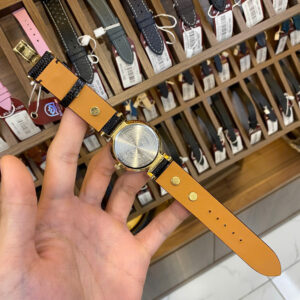 Dây Đồng Hồ Versace Daphnis V16050017 với dây da Kì Đà màu đen