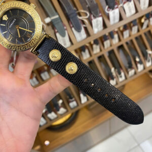 Dây Đồng Hồ Versace Daphnis V16050017 với dây da Kì Đà màu đen