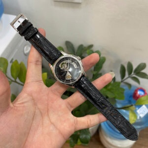 Dây Da Cá Sấu Pháp Cho Đồng Hồ Hamilton Jazzmaster Open Heart