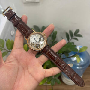 Dây Da Cá Sấu Pháp Cho Đồng Hồ Breguet Tradition Seconde Rétrograde 7097